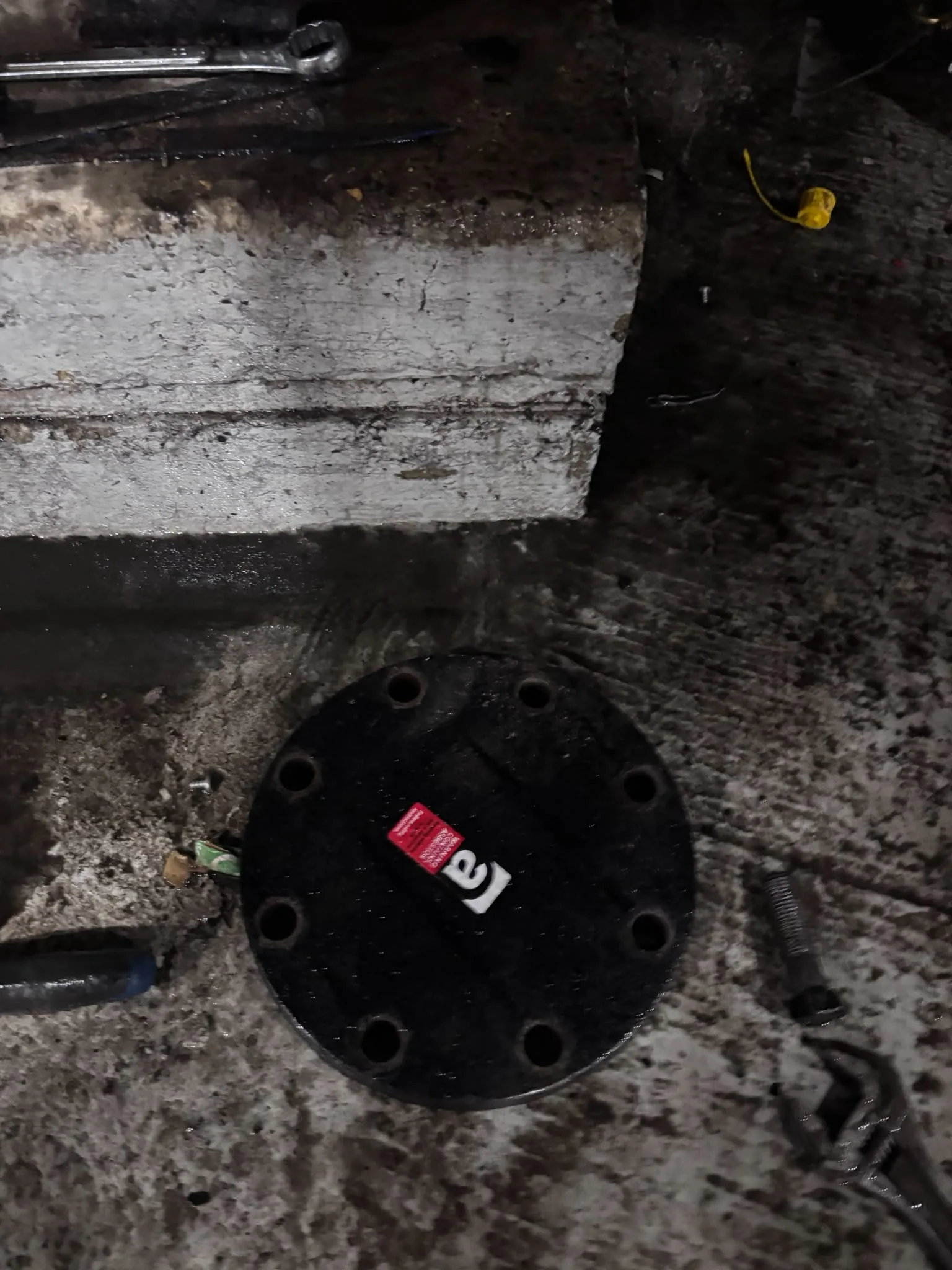 Artex scraping from a concrete ceiling during Shoreditch refurbishment